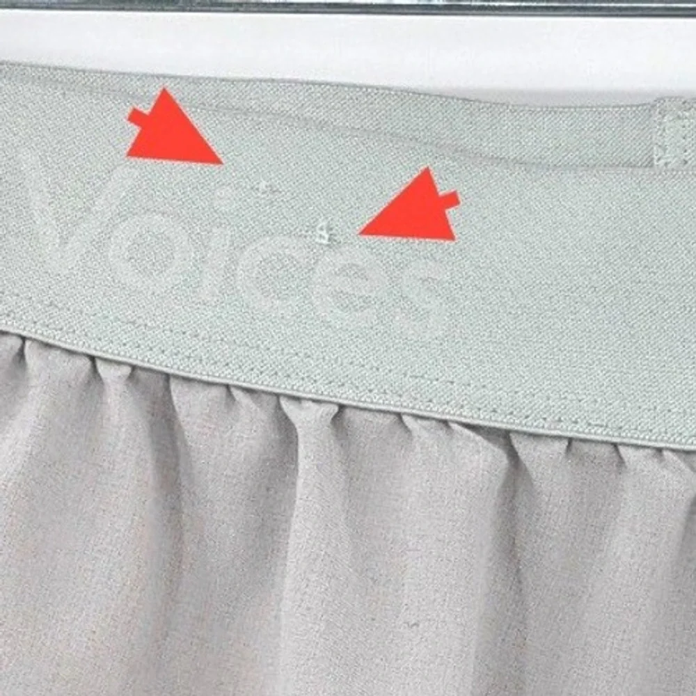 Outdoor Voices Running Shorts M Gray‎ Recycled Polyester Lined Active